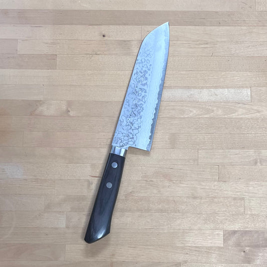 Kikuichi SUMI Series 17 Layer Damascus Santoku (SUMID17)