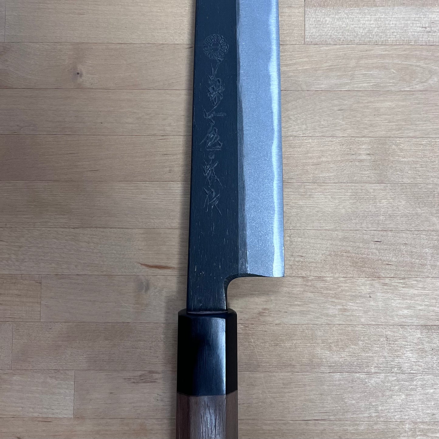 Kikuichi KURO Series Carbon Steel Clad Sujihiki (KURO27)