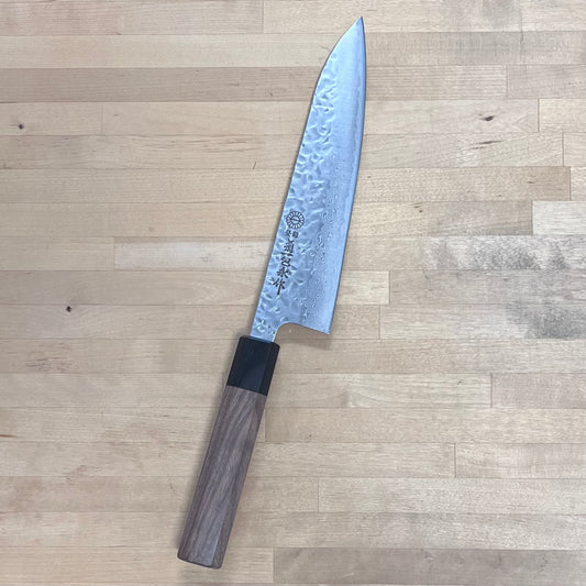 Kikuichi Mirror Damascus Series Tsuchime Gyuto (MDT67-180M)